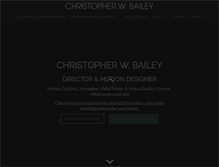 Tablet Screenshot of cbaileyfilm.com